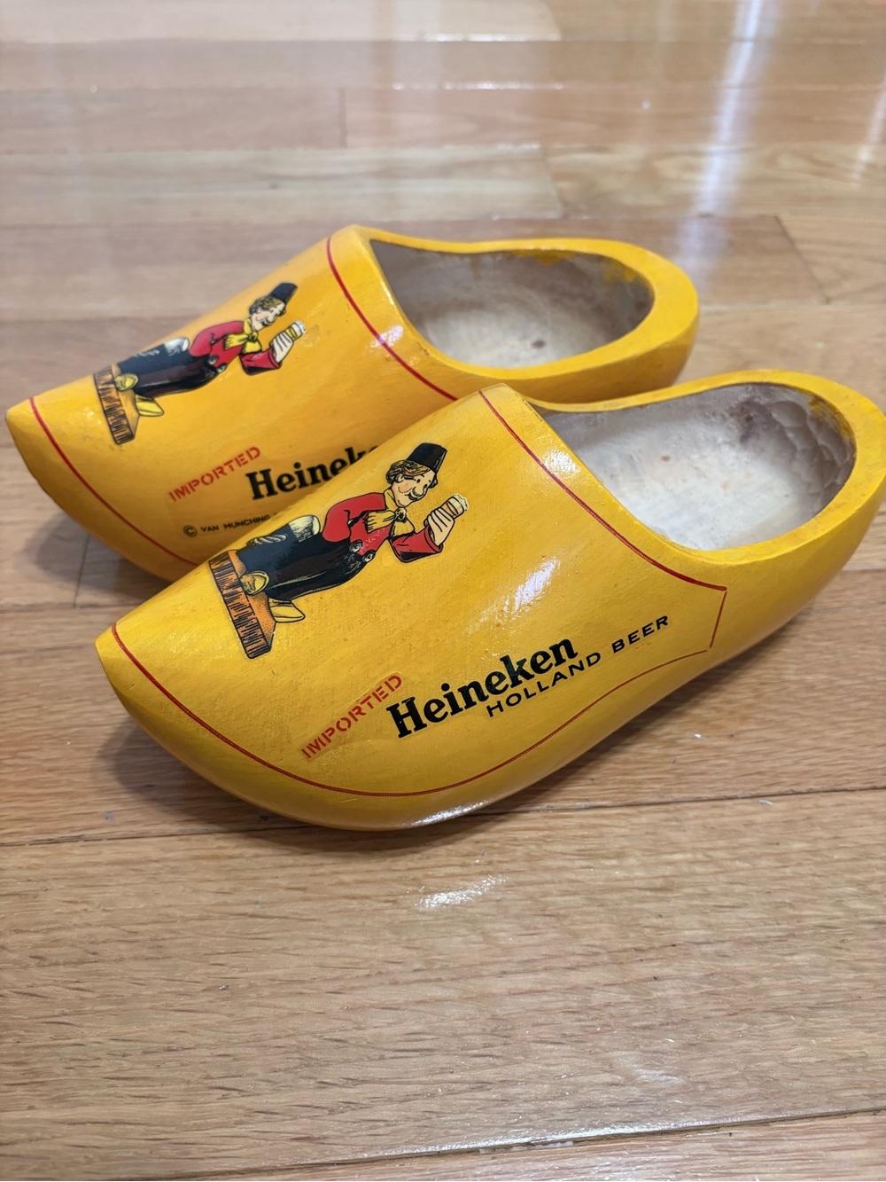 Heineken Holland Beer Clogs Decorative Set of 2